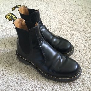 dr martens 2976 yellow stitch womens